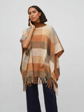 Vila CHECKED PONCHO, Toasted Coconut, highres - 14079646_ToastedCoconut_003.jpg