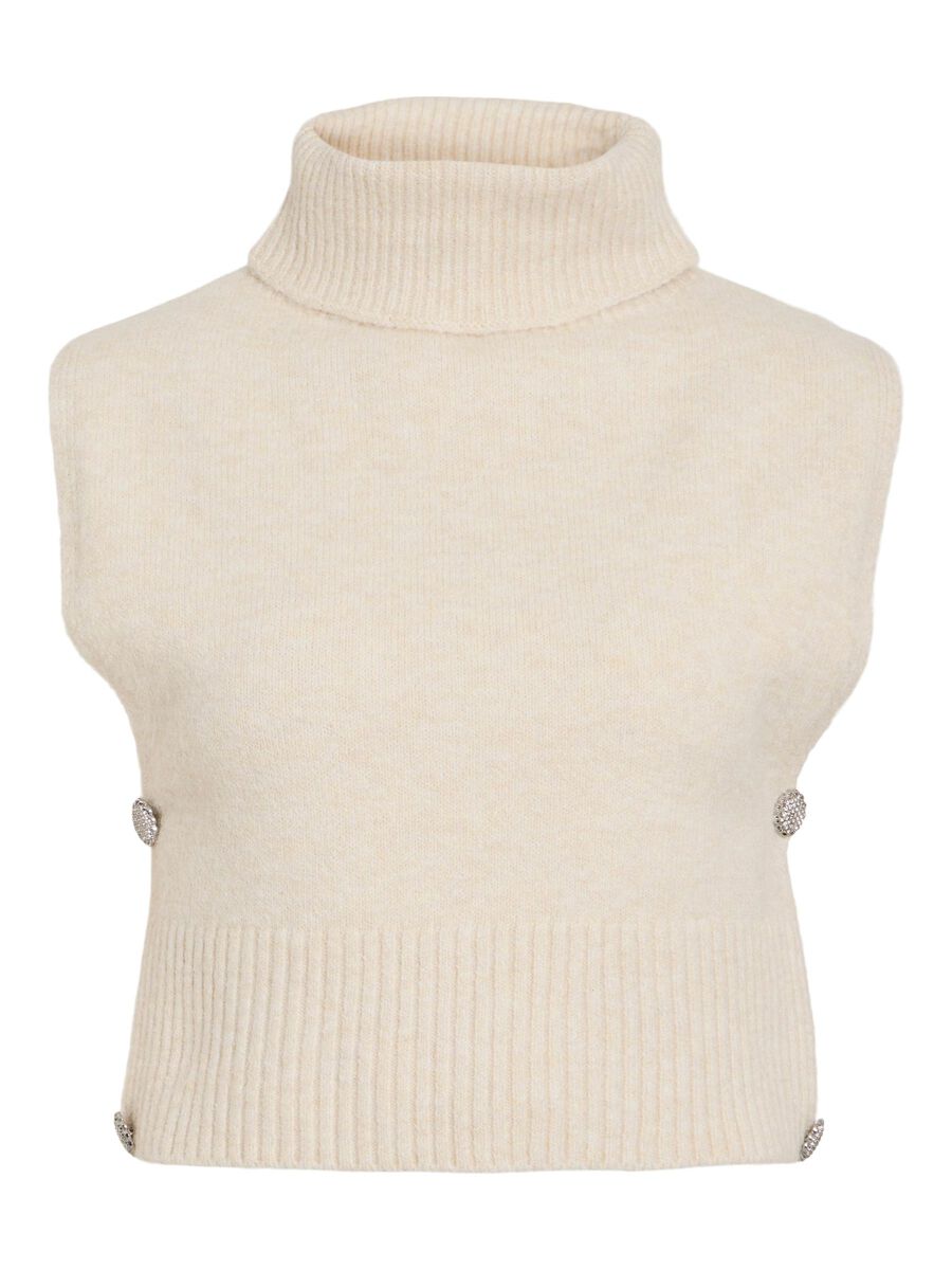 VILA KNITTED COLLAR, Birch, highres - 14089425_Birch_001.jpg