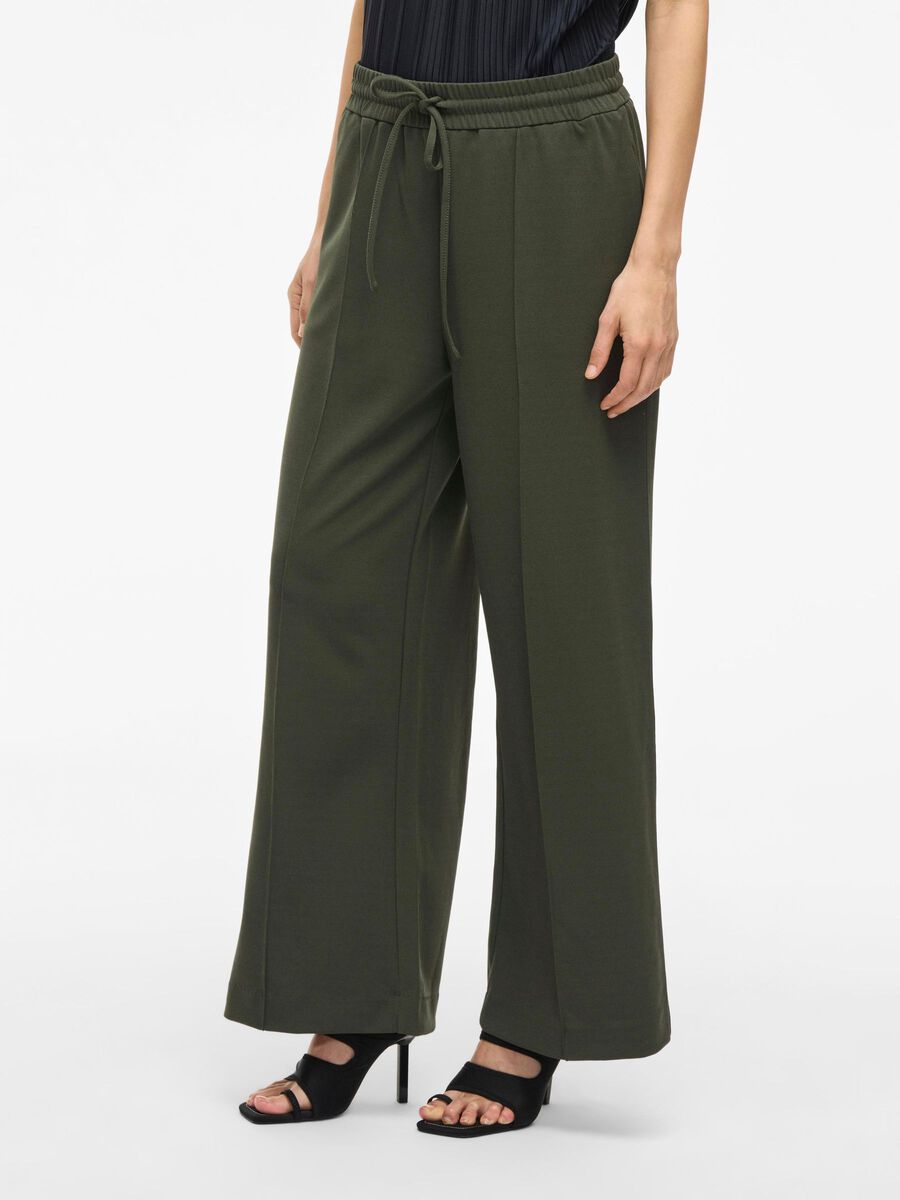 VILA VICLUA HIGH WAISTED WIDE-LEG TROUSERS, Deep Depths, highres - 14095436_DeepDepths_003.jpg