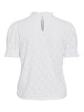 Vila EMBROIDERED SHORT SLEEVED TOP, Optical Snow, highres - 14070251_OpticalSnow_002.jpg