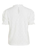 Vila EMBROIDERED SHORT SLEEVED TOP, Optical Snow, highres - 14070251_OpticalSnow_002.jpg