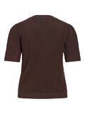 Product image thumbnail - SHORT-SLEEVED KNITTED TOP, Coffee Bean | 7