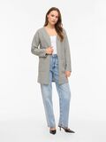 Product image thumbnail - VIGARDEN OPEN KNITTED CARDIGAN, Light Grey Melange | 4