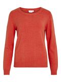 VILA VIRIL - COL ROND PULL EN MAILLE, Aurora Red, highres - 14054177_AuroraRed_958812_001.jpg