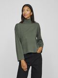 VILA HIGH NECK KNITTED PULLOVER, Laurel Wreath, highres - 14103680_LaurelWreath_003.jpg