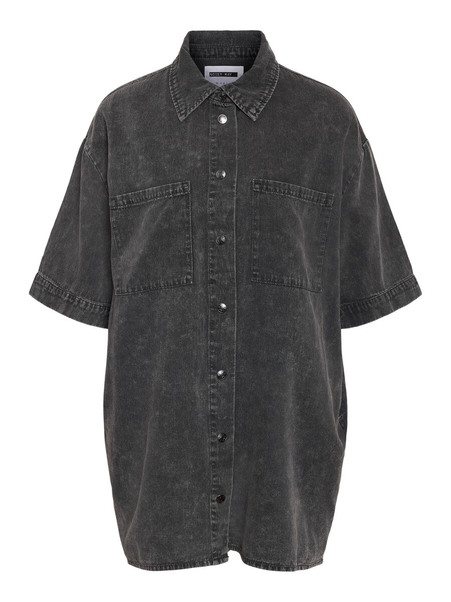 Noisy May OVERSIZED JEANSHEMD, Black, highres - 27034179_Black_1186090_001.jpg