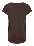 VILA VIDREAMERS ROUND NECK T-SHIRT, Coffee Bean, highres - 14083083_CoffeeBean_002.jpg
