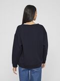 VILA RUNDHALS LANGÄRMELIGES SWEATSHIRT, Navy Blazer, highres - 14104009_NavyBlazer_1161273_004.jpg