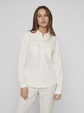 VILA VIBISTA POCKET DENIM SHIRT, Egret, highres - 14033008_Egret_003.jpg