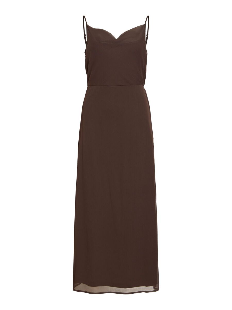 Product carousel image - VIFALIA STRAP OCCASION DRESS, Coffee Bean | 1