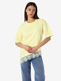Product image thumbnail - SPITZENVERZIERTER T-SHIRT, French Vanilla | 5