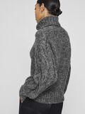 VILA ROLLKRAGEN STRICKPULLOVER, Dark Grey Melange, highres - 14103186_DarkGreyMelange_007.jpg