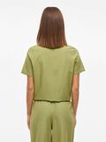 VILA FRONT KNOT SHORT SLEEVED SHIRT, Sage, highres - 14096244_Sage_004.jpg