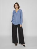 Vila OURLET ASYMÉTRIQUE COL FENDU CHEMISE, Coronet Blue, highres - 14044253_CoronetBlue_005.jpg