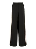 VILA PINSTRIPE HIGH WAISTED TROUSERS, Black, highres - 14089556_Black_1238218_002.jpg