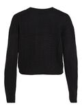 Vila EN MAILLE TORSADÉE CARDIGAN EN MAILLE, Black, highres - 14074986_Black_002.jpg