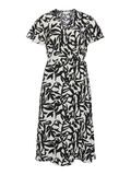 VILA VILOVIE SHORT SLEEVED WRAP DRESS, Birch, highres - 14059666_Birch_1192411_001.jpg