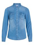 VILA VIBISTA POCKET DENIM SHIRT, Medium Blue Denim, highres - 14033008_MediumBlueDenim_604568_001.jpg
