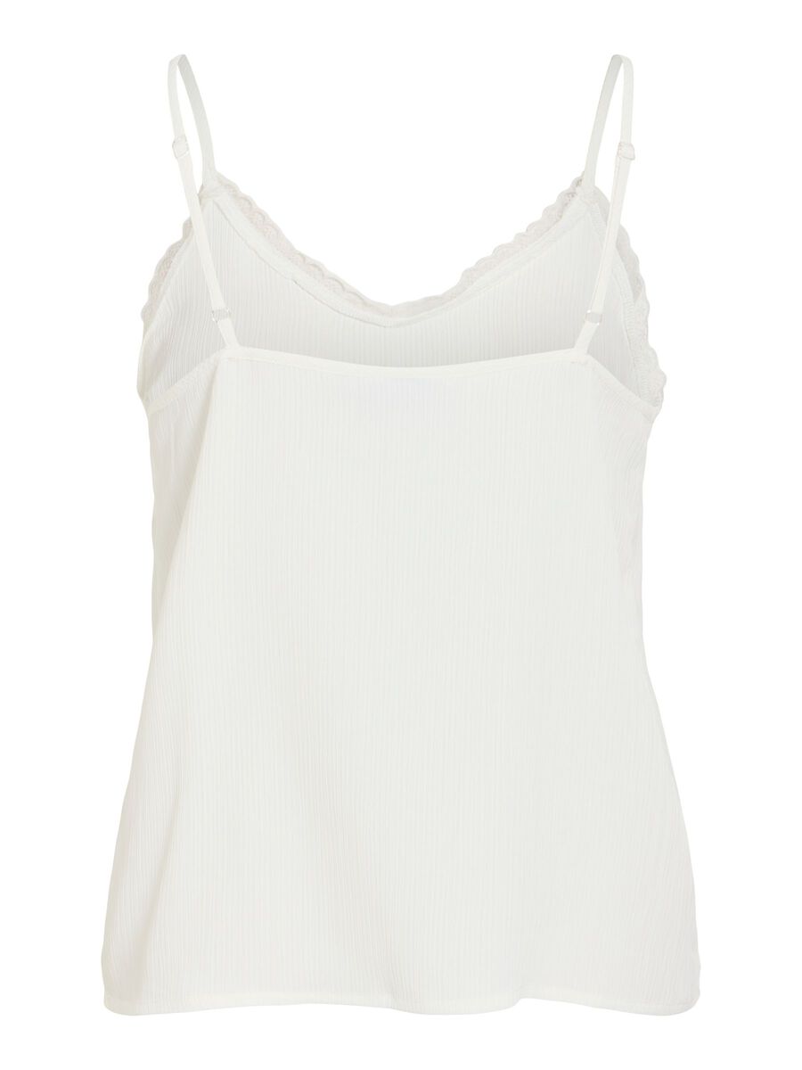Carousel image - VIZUKU V-NECK STRAP TOP, Snow White | 6