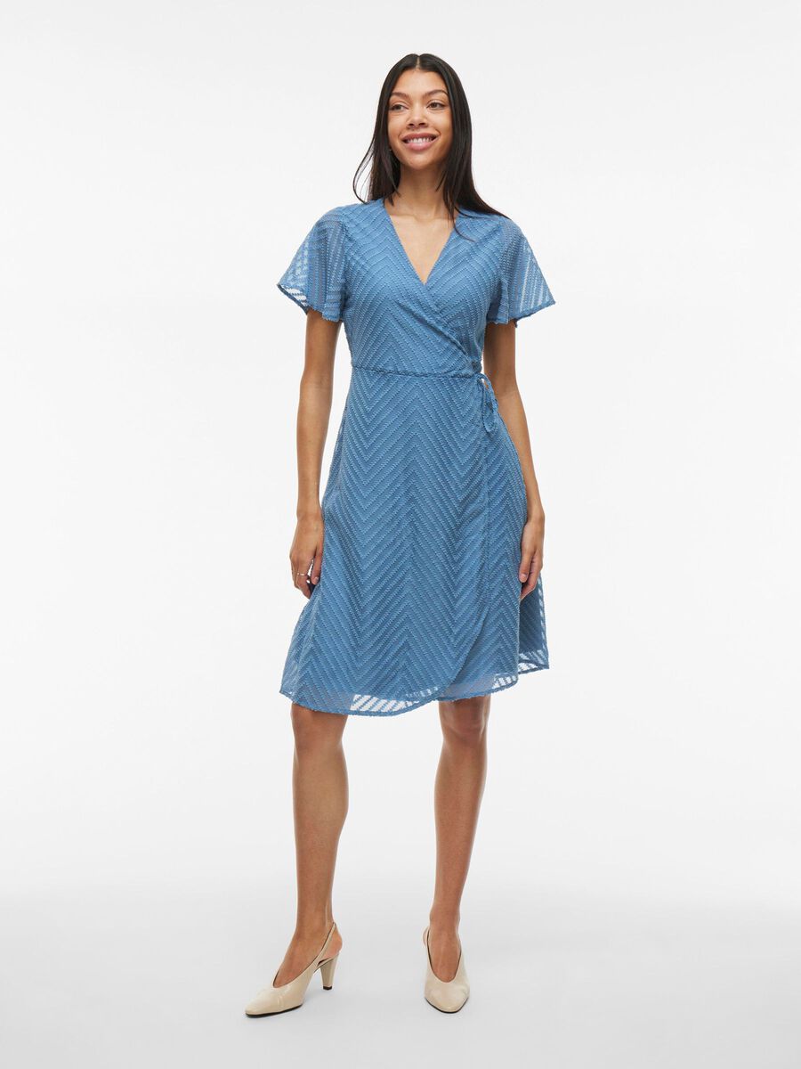 VILA PETITE - MIDI WRAP DRESS, Coronet Blue, highres - 14109907_CoronetBlue_003.jpg