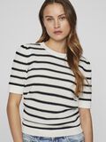 VILA SHORT SLEEVED KNITTED TOP, White Alyssum, highres - 14106601_WhiteAlyssum_1180712_006.jpg