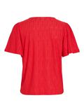 Product image thumbnail - VIBELLI GOLA REDONDA TOP DE MANGA CURTA, Racing Red | 6