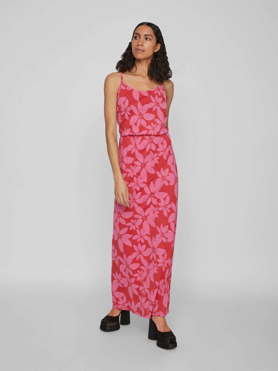 Vila TALL - STRAP MAXI DRESS, Mars Red, highres - 14087371_MarsRed_1039166_003.jpg