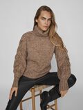Vila TURTLENECK KNITTED PULLOVER, Malt Ball, highres - 14091728_MaltBall_1079817_003.jpg