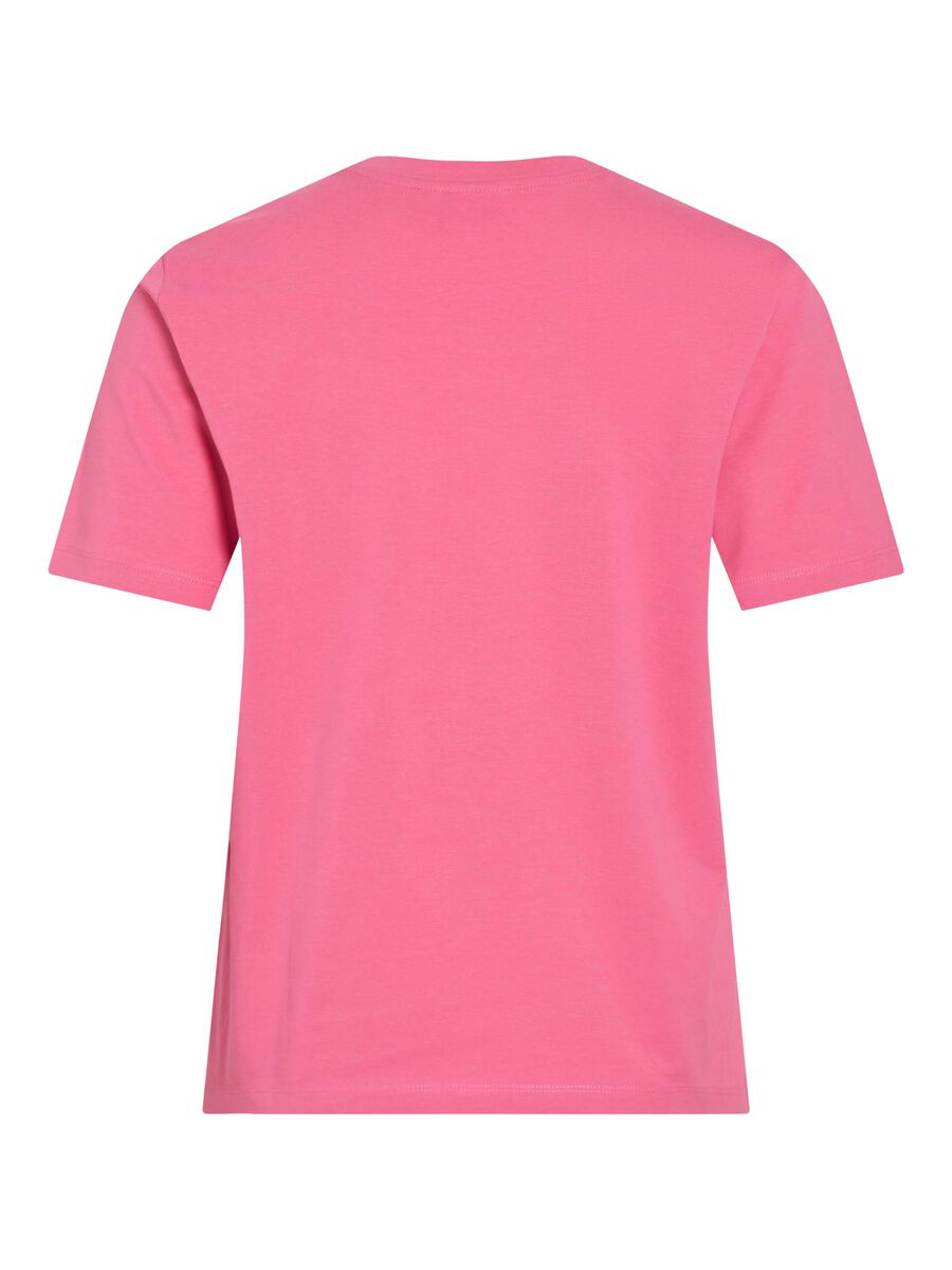 VILA VINORA RUNDHALS T-SHIRT, Sangria Sunset, highres - 14103448_SangriaSunset_002.jpg