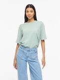 Product image thumbnail - VIMALU MANICHE CORTE TOP A MAGLIA, Blue Surf | 1