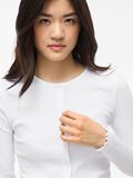 Product image thumbnail - VIABENIA ROUND NECK LONG SLEEVED TOP, Optical Snow | 3