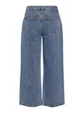 VILA REGULAR WAIST WIDE FIT JEANS, Medium Blue Denim, highres - 14105846_MediumBlueDenim_002.jpg