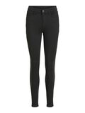 Vila KORKEAVYÖTÄRÖISET SKINNY FIT -FARKUT, Black, highres - 14058242_Black_001.jpg