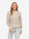 Product image thumbnail - VIDOTTIE COL ROND PULL EN MAILLE, Birch | 1