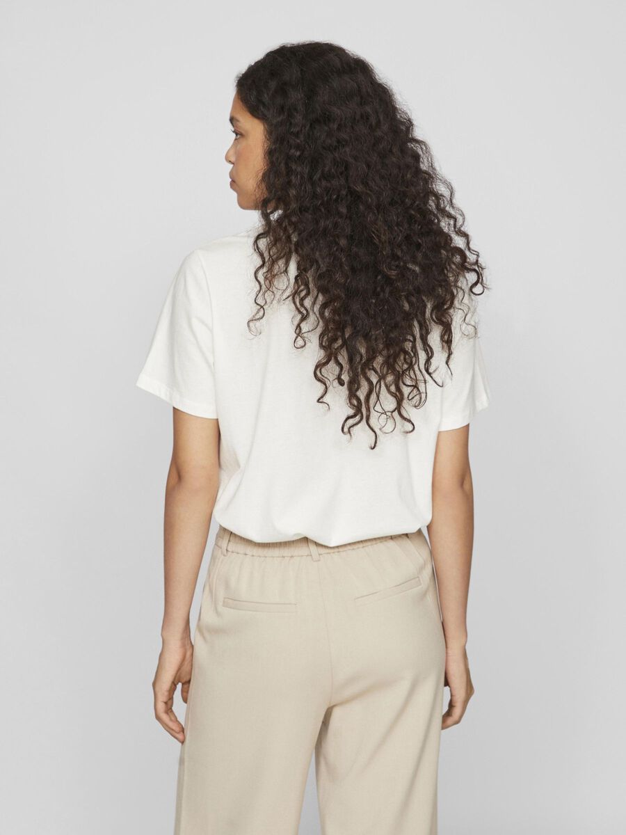 VILA IMPRIMÉ EN COTON T-SHIRT, Snow White, highres - 14103221_SnowWhite_1156612_004.jpg