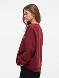 VILA LØS PASSFORM SWEATSHIRT, Cabernet, highres - 14110539_Cabernet_1222600_004.jpg