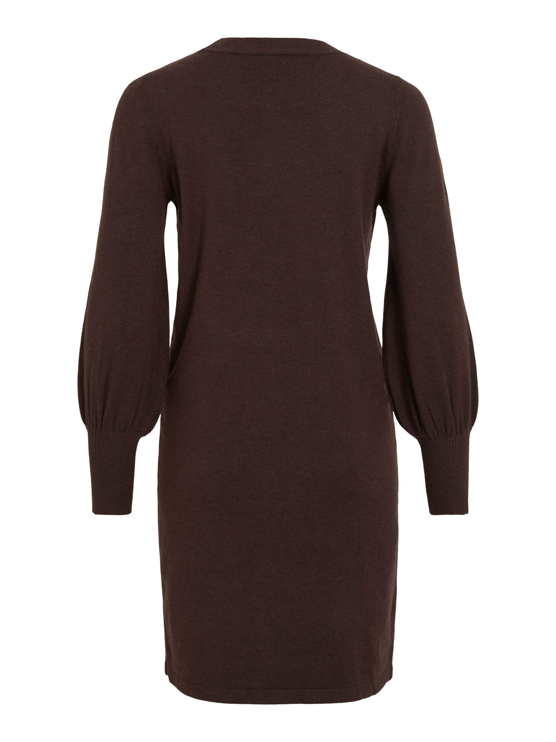 Carousel image - VIKERRY KNITTED SHORT DRESS, Coffee Bean | 6