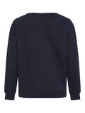 VILA RUNDHALS LANGÄRMELIGES SWEATSHIRT, Navy Blazer, highres - 14104009_NavyBlazer_1161273_002.jpg