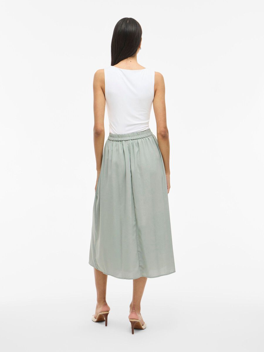 VILA HIGH WAIST MIDIROCK, Green Milieu, highres - 14109688_GreenMilieu_004.jpg