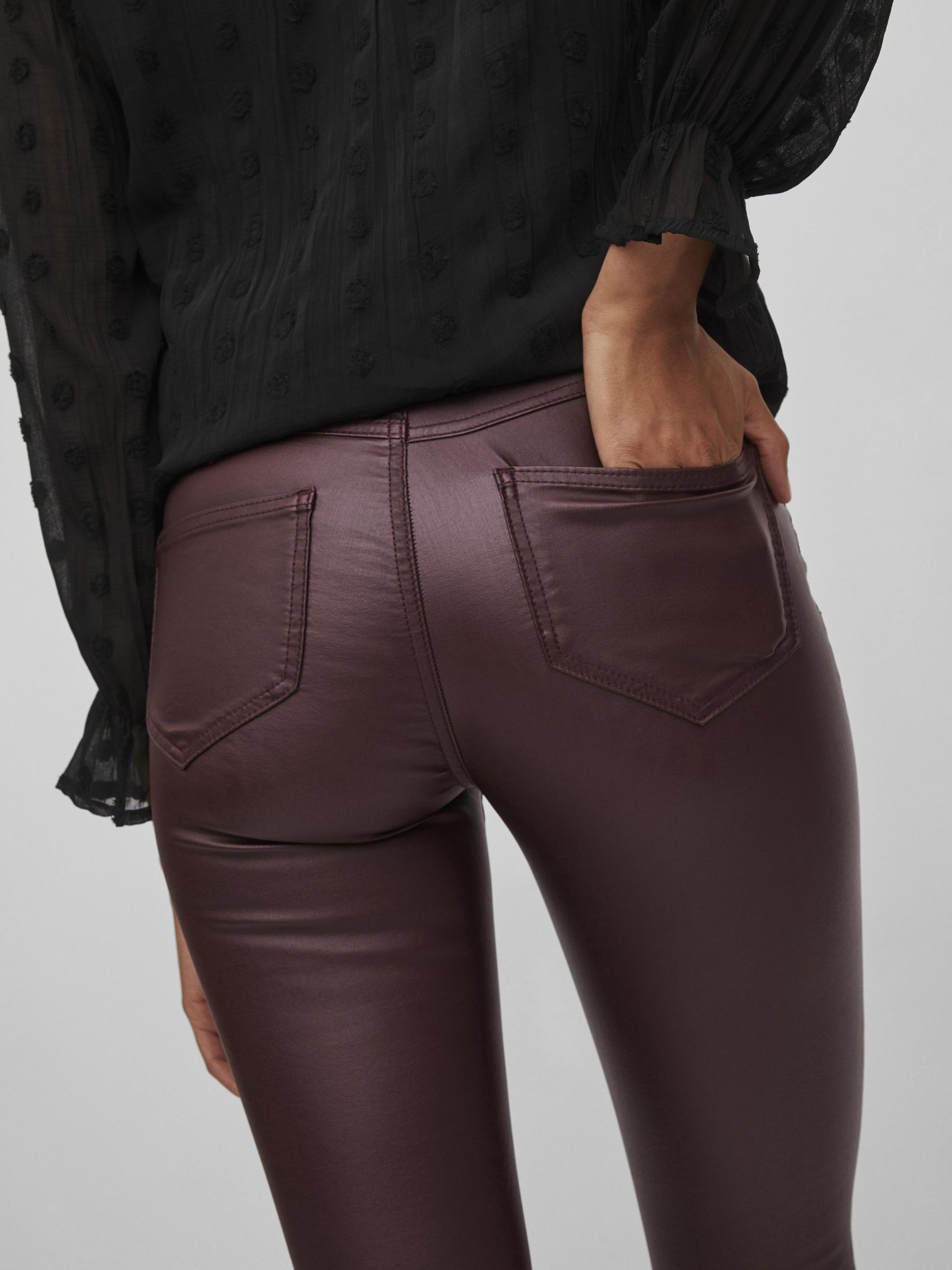Vila discount coated jeans