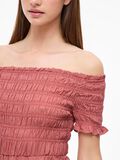 VILA VILISA OFF-SHOULDER MIDI DRESS, Brick Dust, highres - 14107132_BrickDust_006.jpg