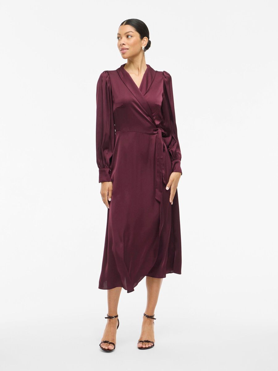 VILA LANGÄRMELIGES MIDI WICKELKLEID, Fig, highres - 14093784_Fig_003.jpg