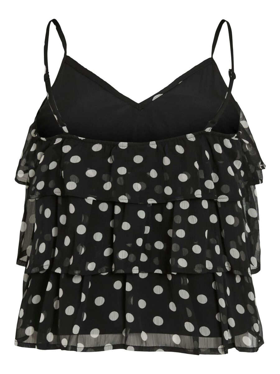VILA VIHARLEY TIERED STRAP TOP, Black, highres - 14114577_Black_1259646_002.jpg