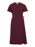 VILA VILOVIE SHORT SLEEVED WRAP DRESS, Fig, highres - 14059666_Fig_001.jpg