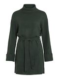 VILA TIE WAIST KNITTED DRESS, Pineneedle, highres - 14061999_Pineneedle_001.jpg