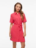 VILA SHORT SLEEVED SHIRT DRESS, Viva Magenta, highres - 14101659_VivaMagenta_003.jpg