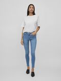 Vila MID-RISE SKINNY JEANS, Medium Blue Denim, highres - 14084766_MediumBlueDenim_005.jpg