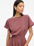 VILA À MANCHES COURTES ROBE MI-LONGUE, Rose Brown, highres - 14109492_RoseBrown_006.jpg
