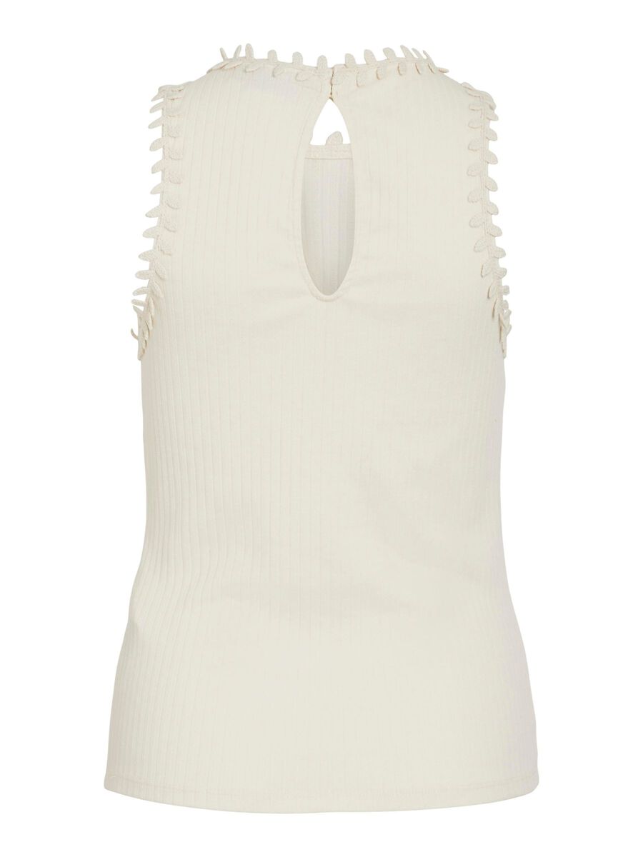 VILA ROUND NECK SLEEVELESS TOP, Birch, highres - 14107239_Birch_002.jpg