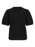 VILA VIMONIE RUND HALS KORTERMET TOPP, Black Beauty, highres - 14106923_BlackBeauty_002.jpg